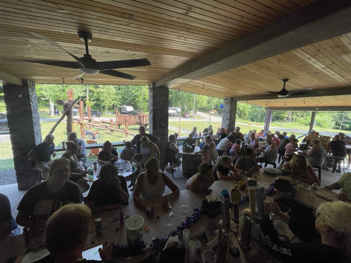 Full pavilion during an event